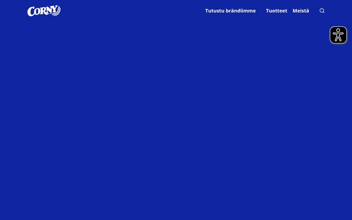 Screenshot di corny.fi