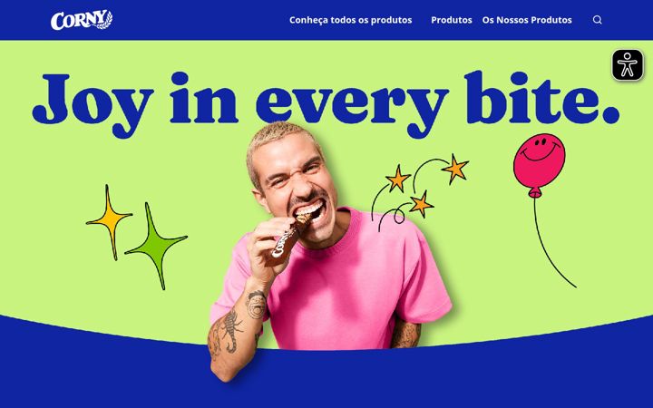 Screenshot of corny.pt