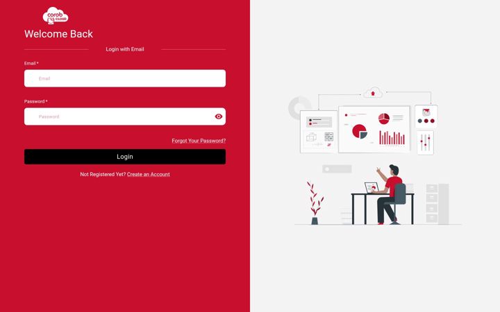 Screenshot of corob-cloud.com