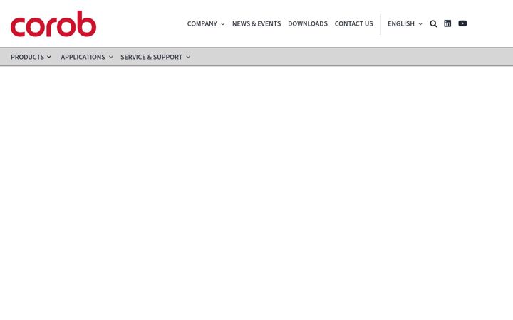 Screenshot of corob.com