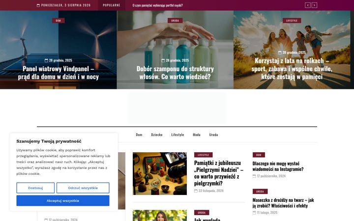 Screenshot of corobimama.pl