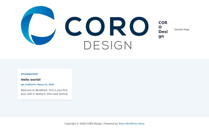 Екранна снимка на corodesign.it