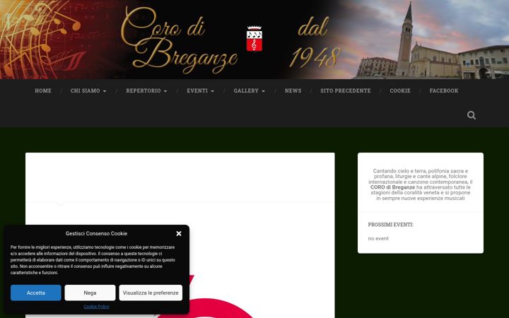Screenshot of corodibreganze.it