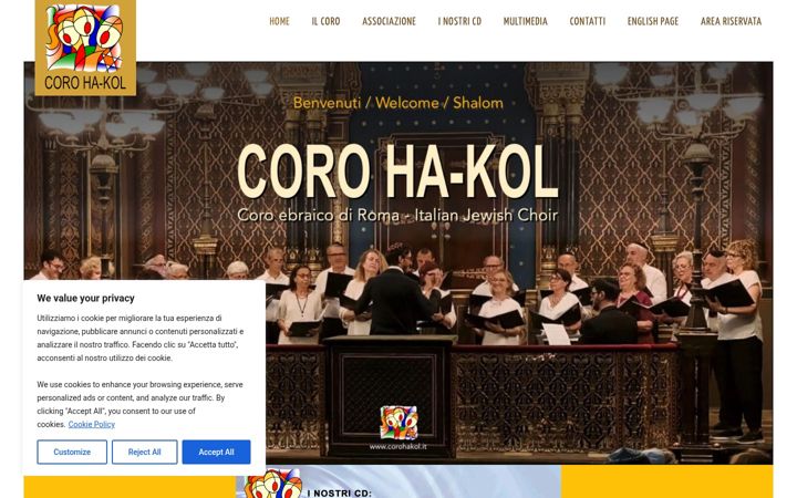 Screenshot of corohakol.it