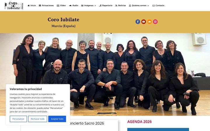 Ekrano kopija coroiubilate.es