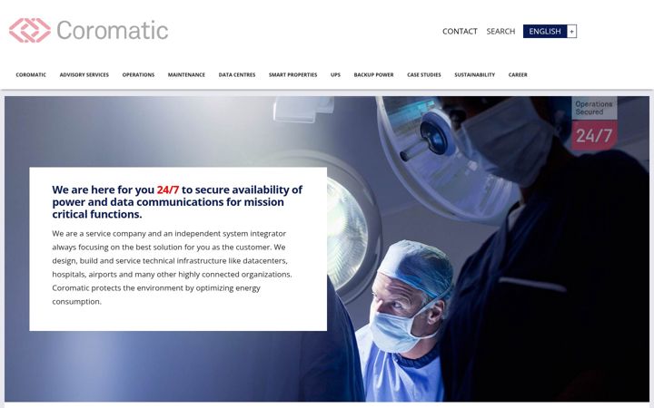 Screenshot of coromatic.com