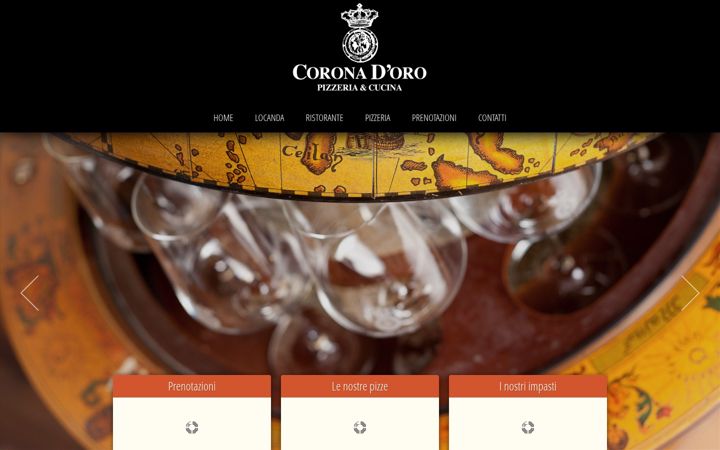 Screenshot of coronadoro.it
