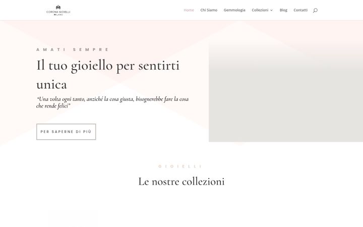 Screenshot of coronagioiellimilano.it
