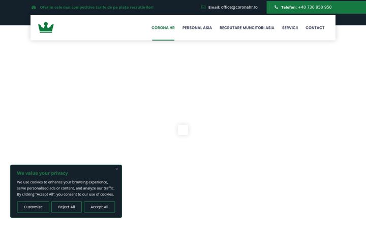 Screenshot of coronahr.ro