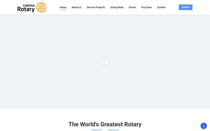 Screenshot of coronarotary.org