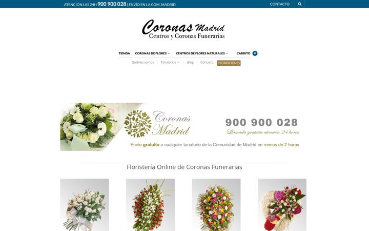 Screenshot of coronasmadrid.com