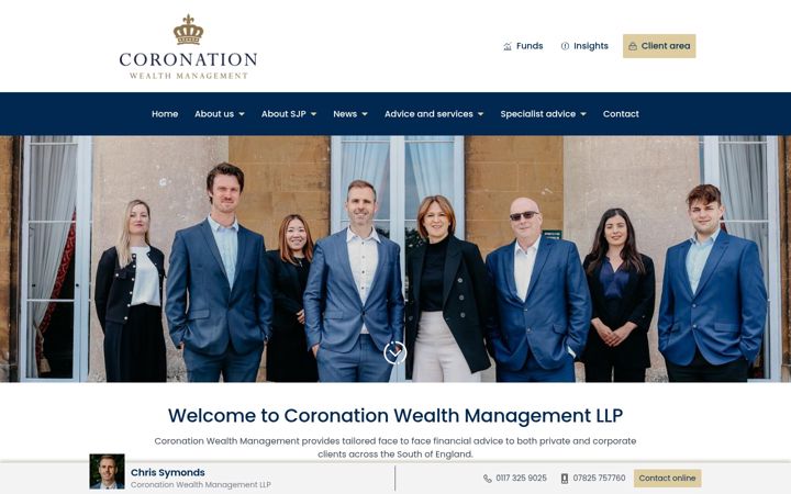 Skærmbillede af coronationwealth.co.uk