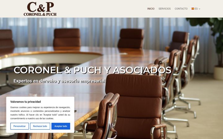 Screenshot of coronelypuch.com