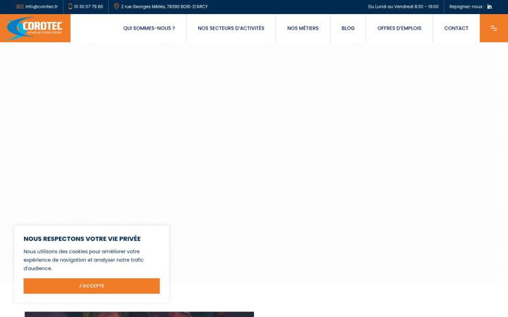 Screenshot of corotec.fr