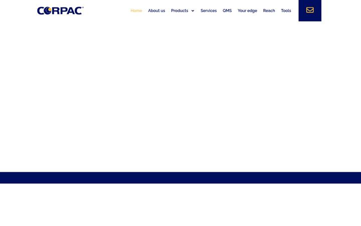 Screenshot of corpac.com