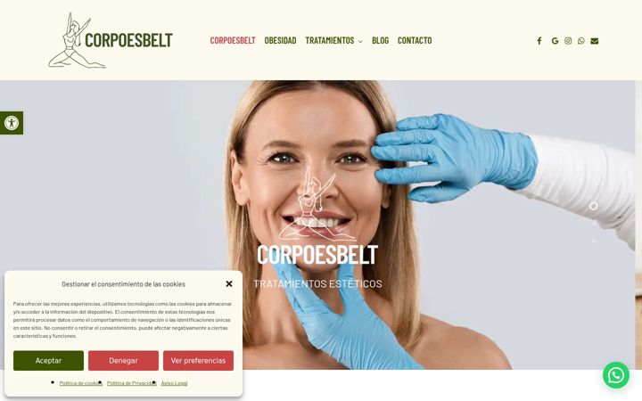 Screenshot of corpoesbelt.com