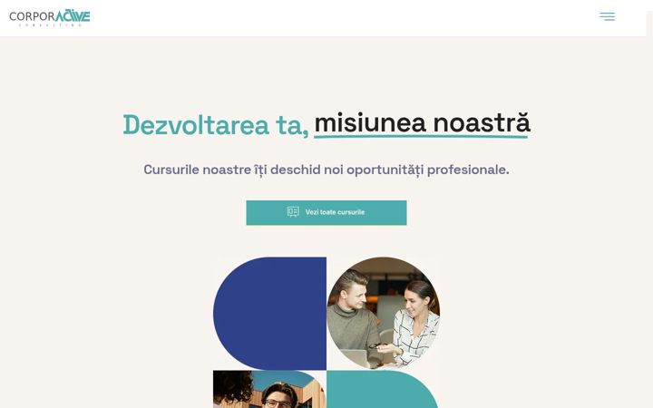 Screenshot of corporactive.ro