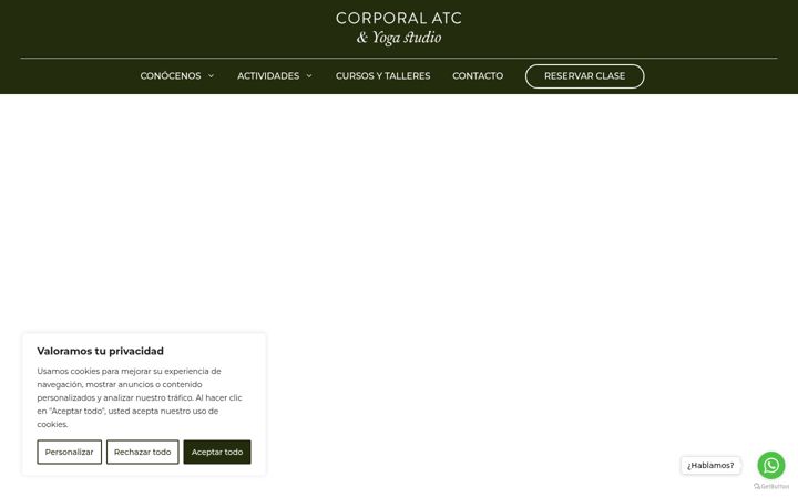 Screenshot of corporalatc.com