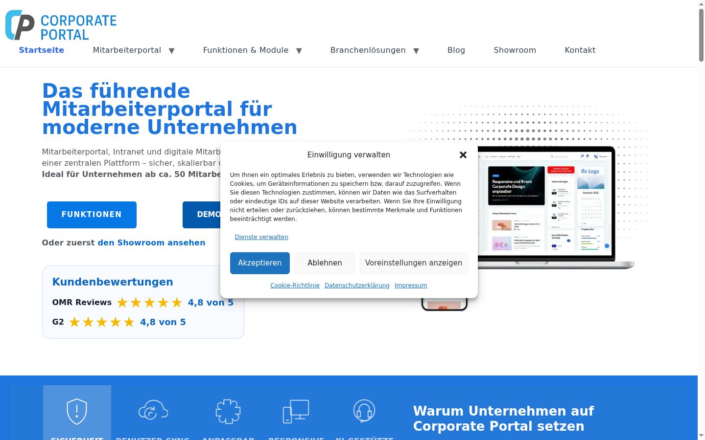 Screenshot tal-banner tal-kunsens muri qabel kwalunkwe interazzjoni