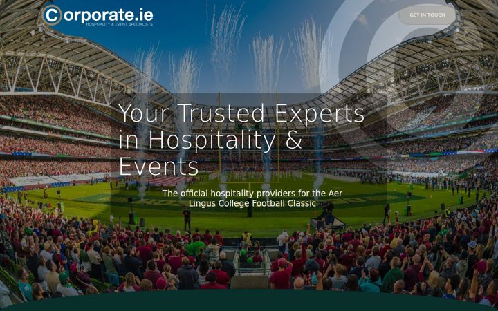 Screenshot ta' corporate.ie