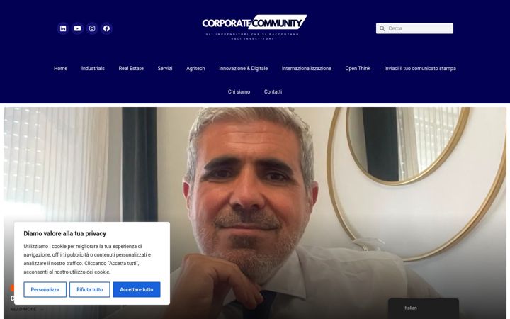 Screenshot of corporatecommunity.it