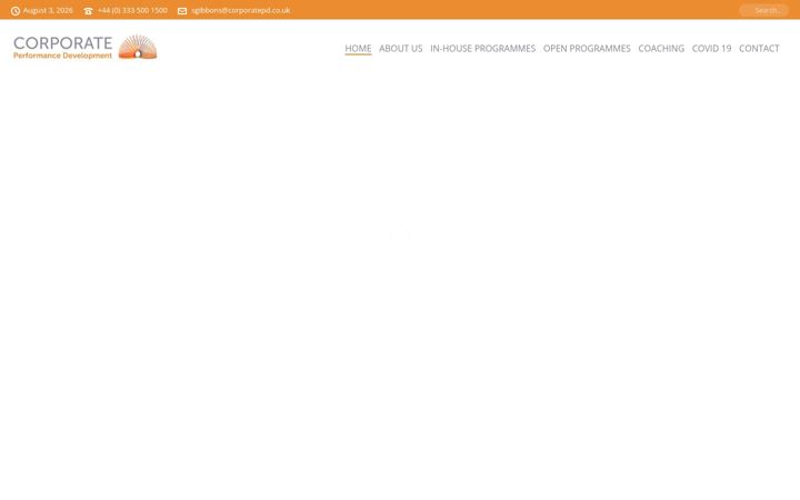 Screenshot of corporatepd.co.uk