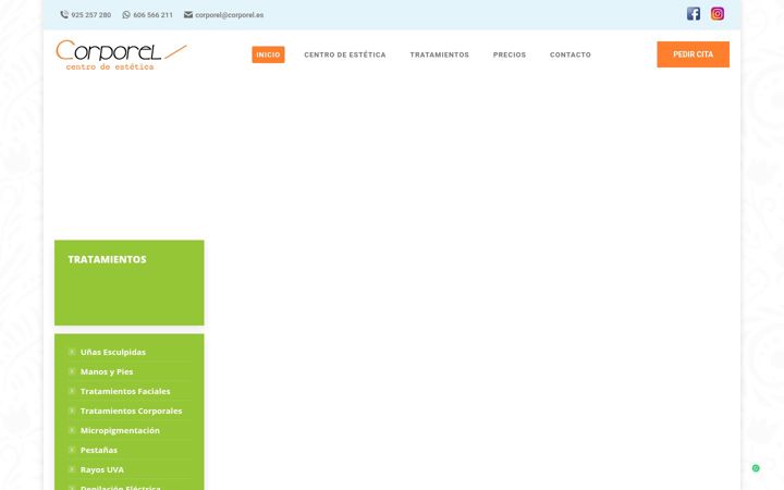 Screenshot του corporel.es