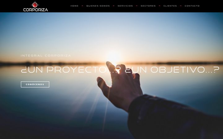 Screenshot of corporiza.com
