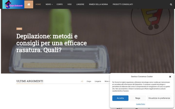Screenshot of corposeducente.com