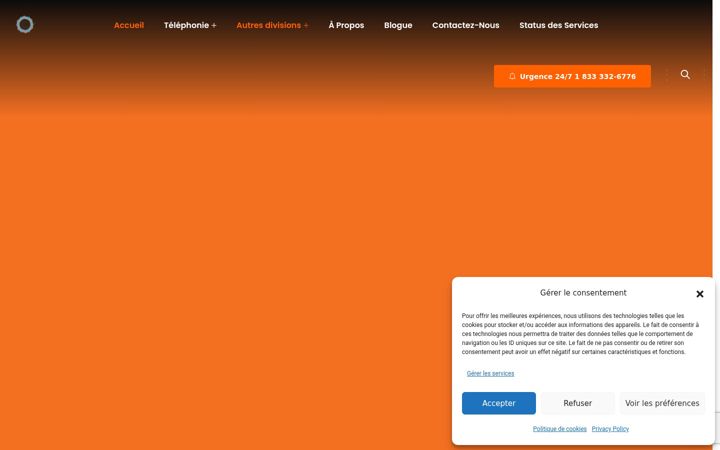 Screenshot of corposolution.ca