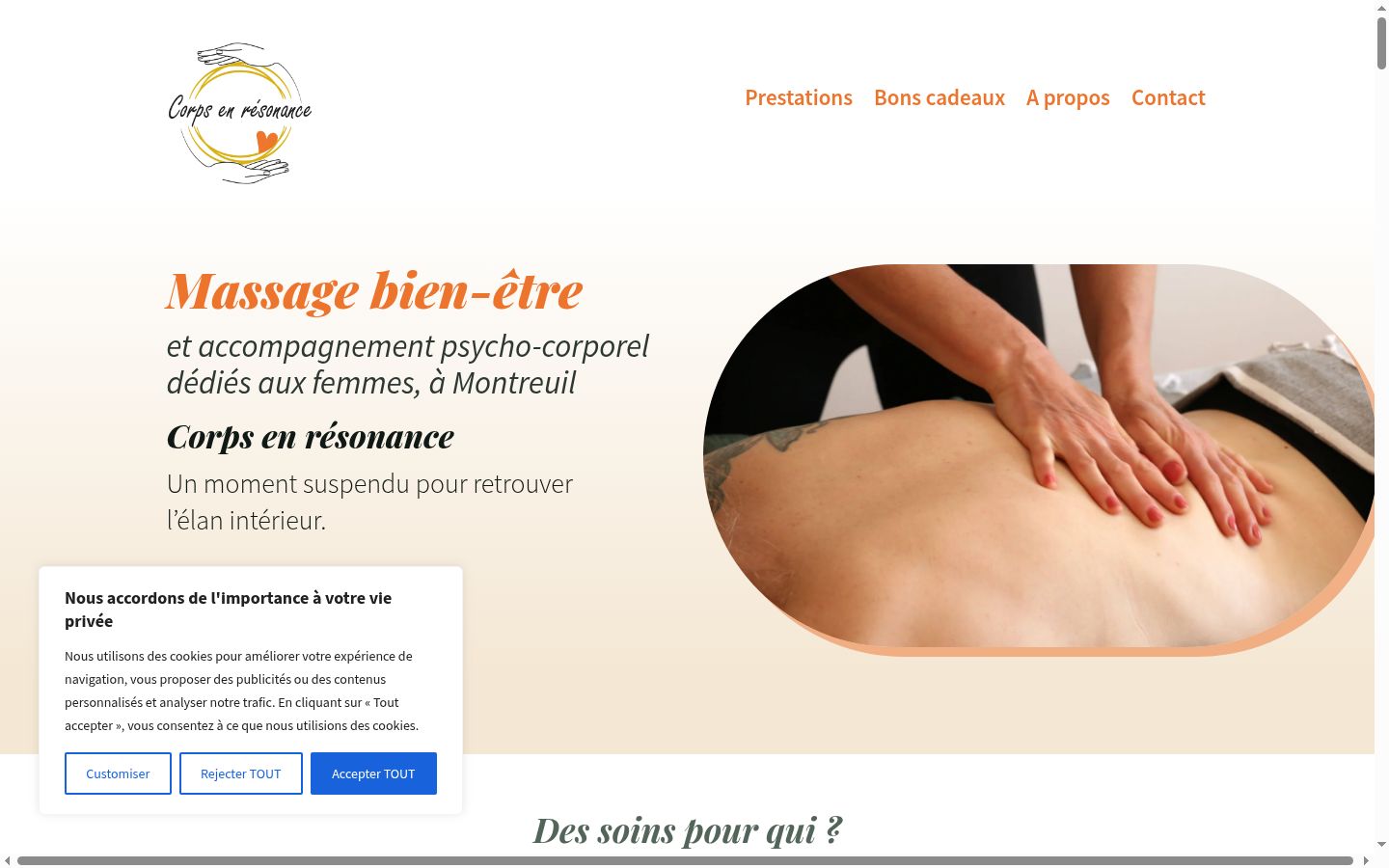 Screenshot tal-banner tal-kunsens muri qabel kwalunkwe interazzjoni