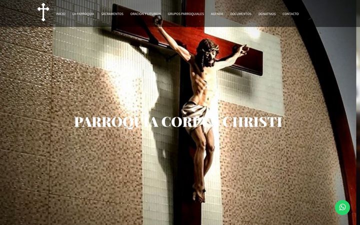 Ekraanipilt saidist corpuschristilarosaleda.org