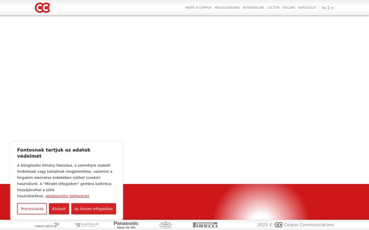 Screenshot of corpuscom.hu