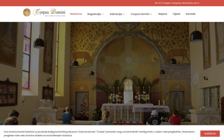 Screenshot του corpusdomini.hr