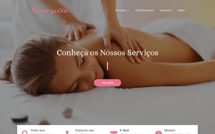 Screenshot of corpusmorphe.pt