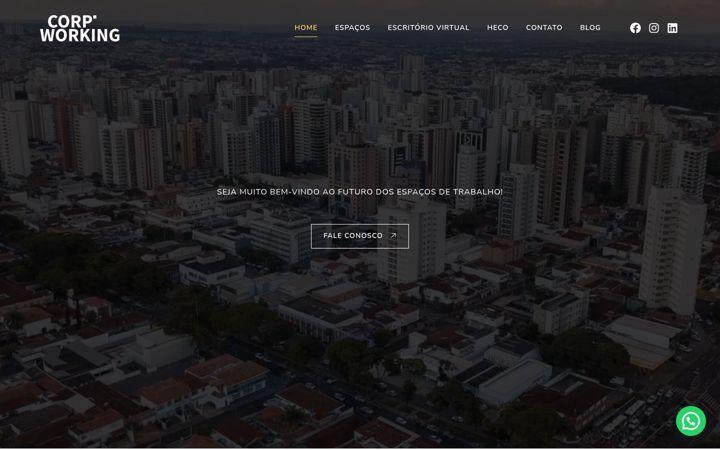 Snimka zaslona za corpworking.com.br