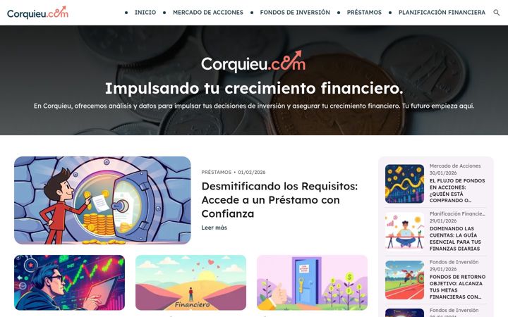 Screenshot of corquieu.com
