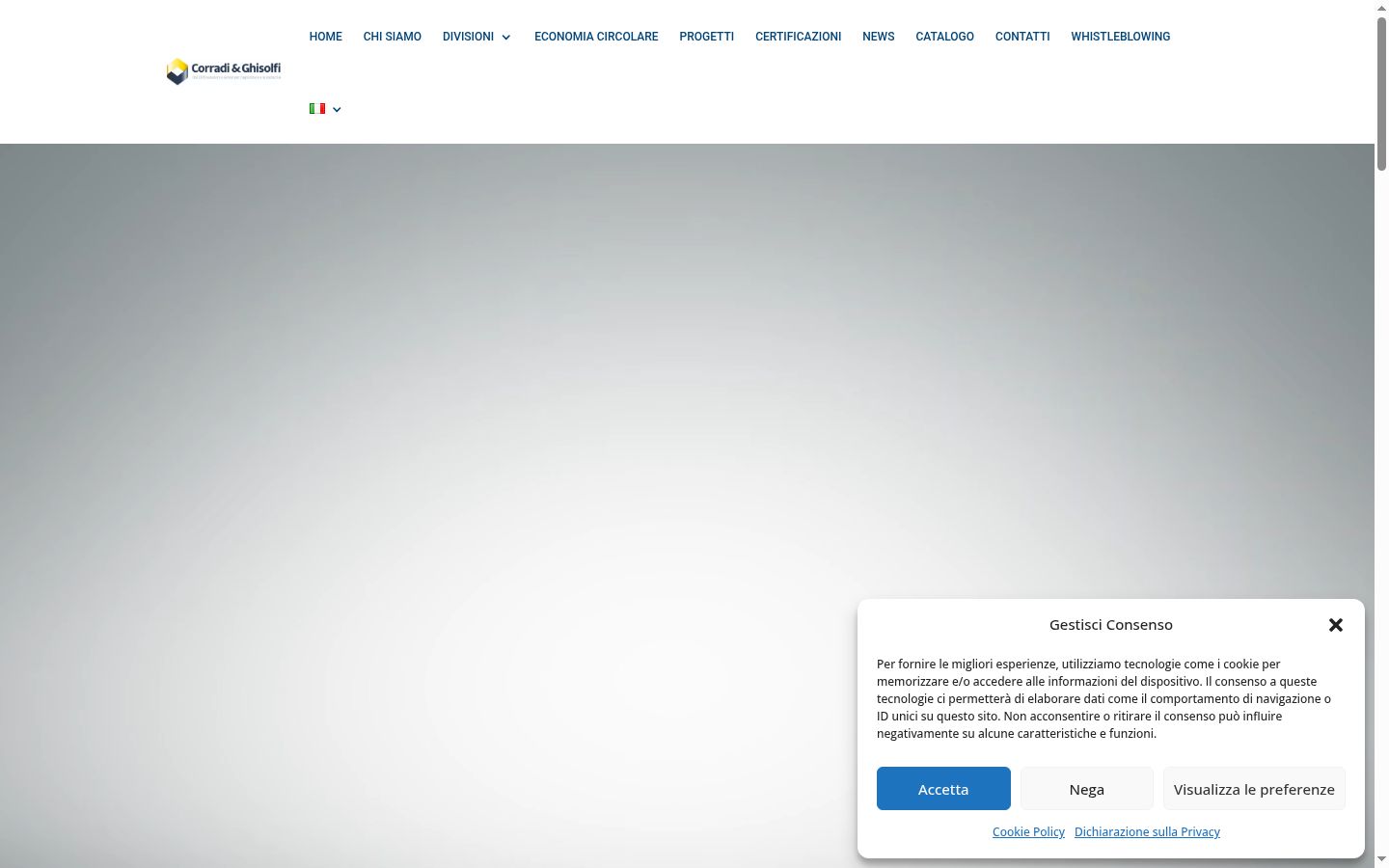 Screenshot des Einwilligungsbanners vor jeglicher Interaktion