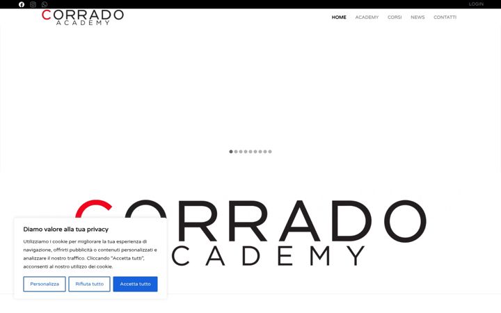 Screenshot of corradoacademy.it
