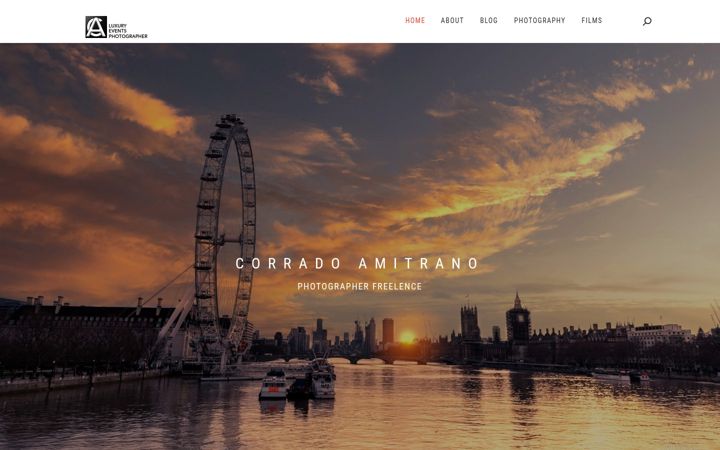 Screenshot of corradoamitrano.it
