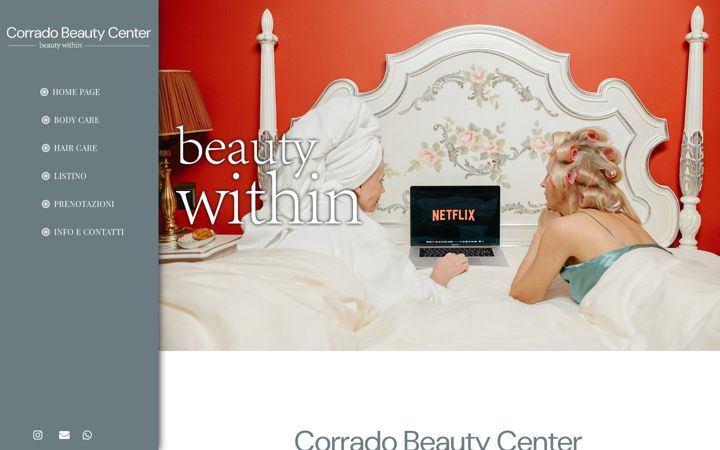 Screenshot of corradobeautycenter.it