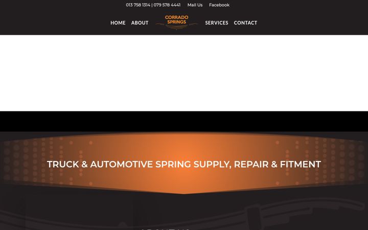 Screenshot of corradosprings.co.za