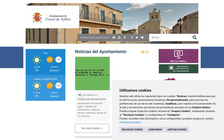 Screenshot του corraldeayllon.es