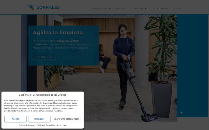 Screenshot of corrales.pro