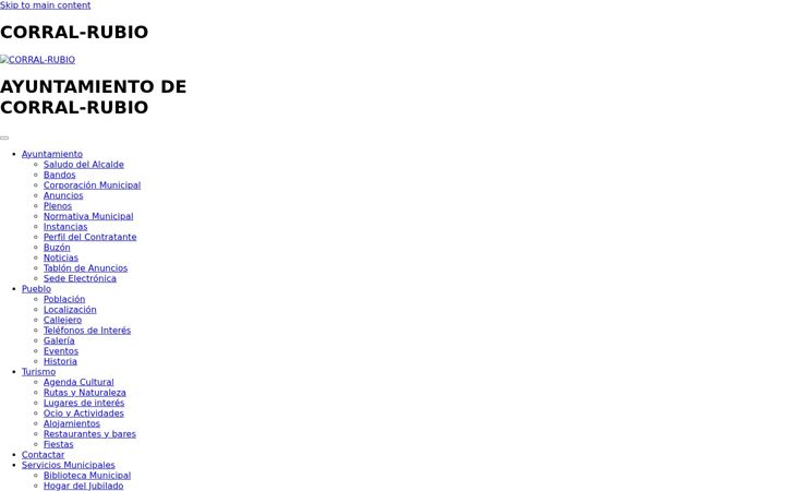 Screenshot του corralrubio.es