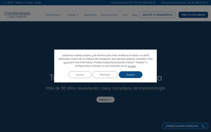 Screenshot of corralyvargas.com