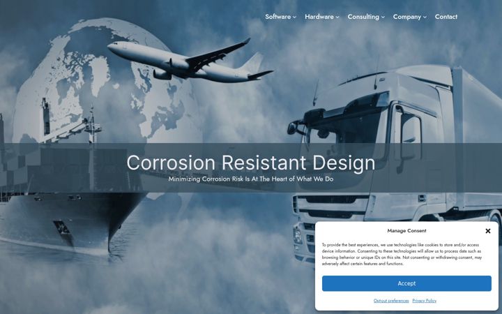 Screenshot of corrdesa.com