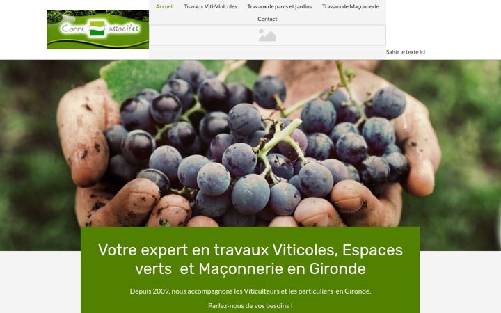 Screenshot of corre-associees.fr