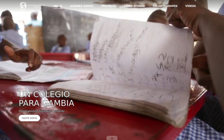 Screenshot of correcaminosolidarios.org