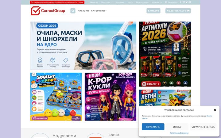 Screenshot of correctgrup.com